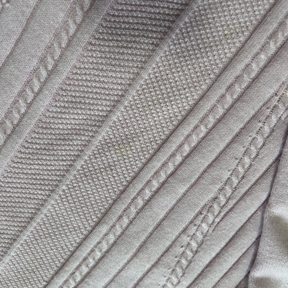 Light Pink Women's Sweater With Button Details - Picture 2 of 5